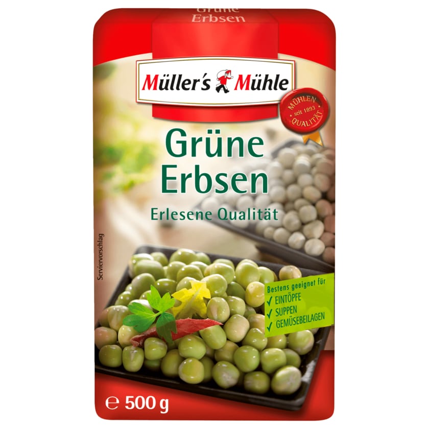 Müller's Mühle Grüne Erbsen 500g